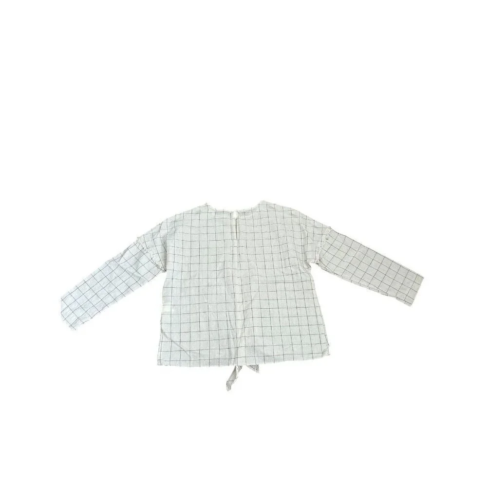 Zara Girls Windowpane Shirt